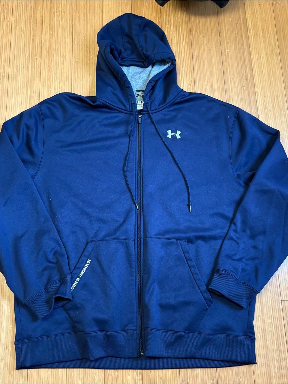 Under Armour Men's Navy Blue Full-Zip Performance Hoodie